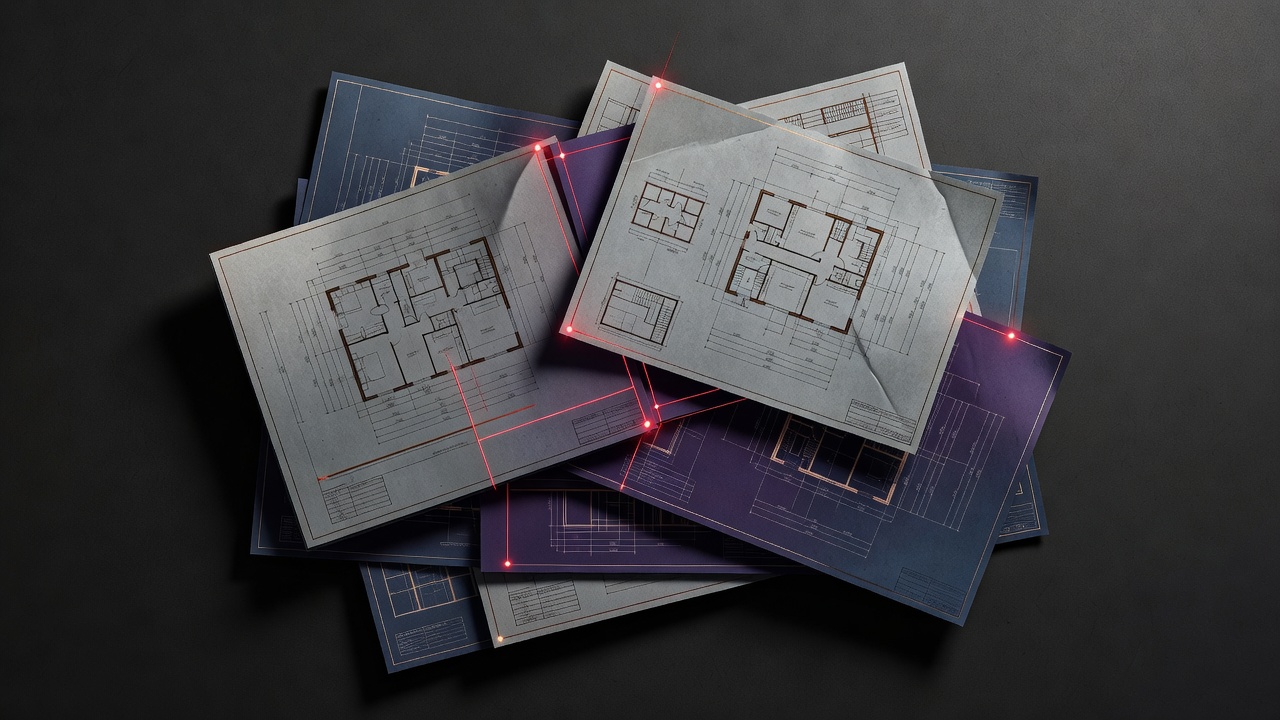 Overlapping contractor models showing hidden clashes at boundaries