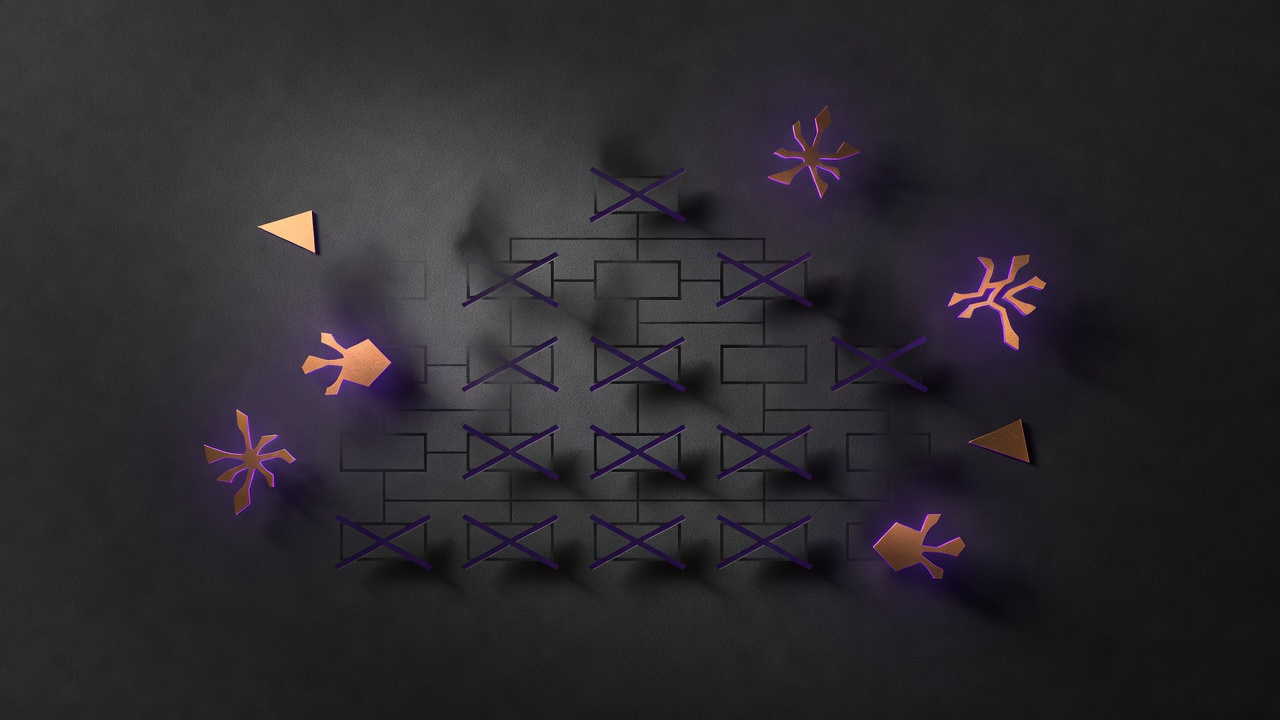 Stylised org chart showing AI nodes failing to alter fixed team structures