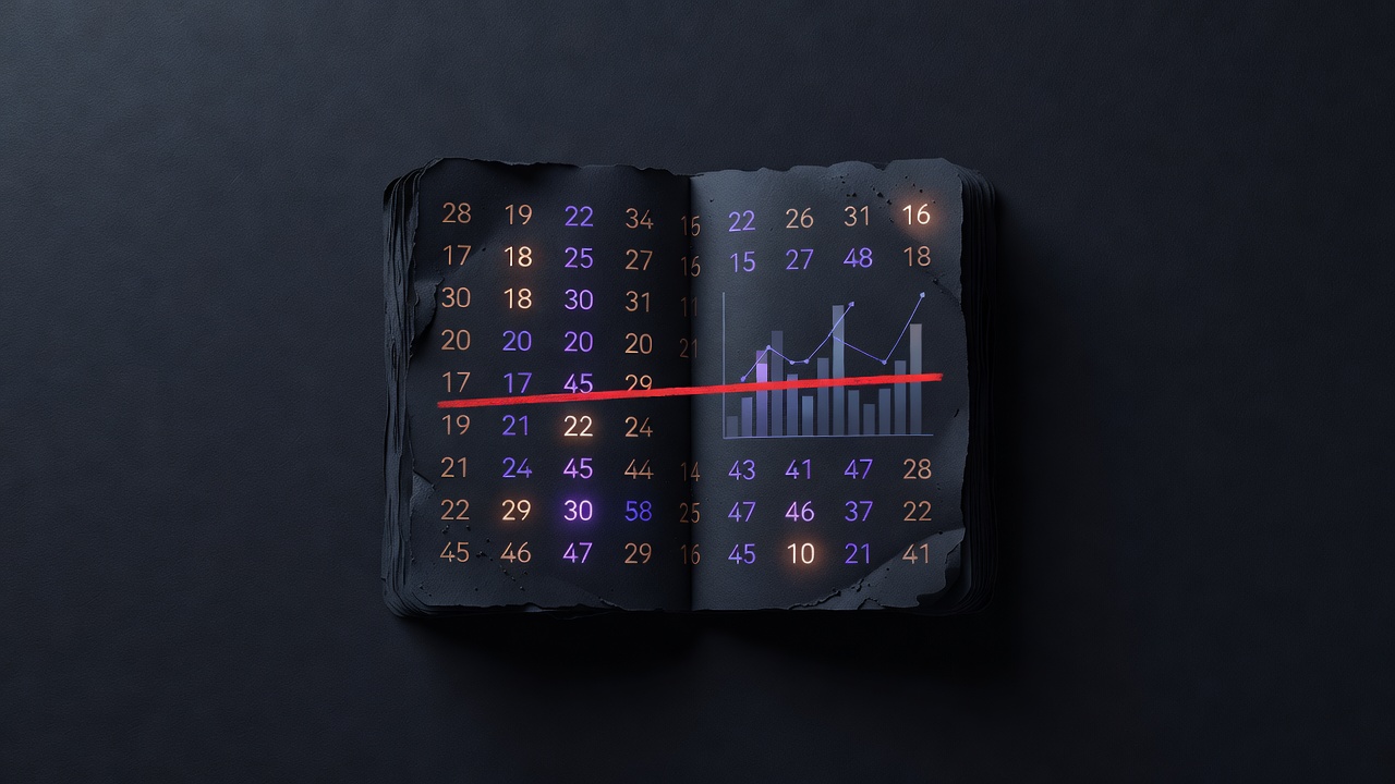 Ledger with crossed-out vanity metrics and one highlighted cash figure