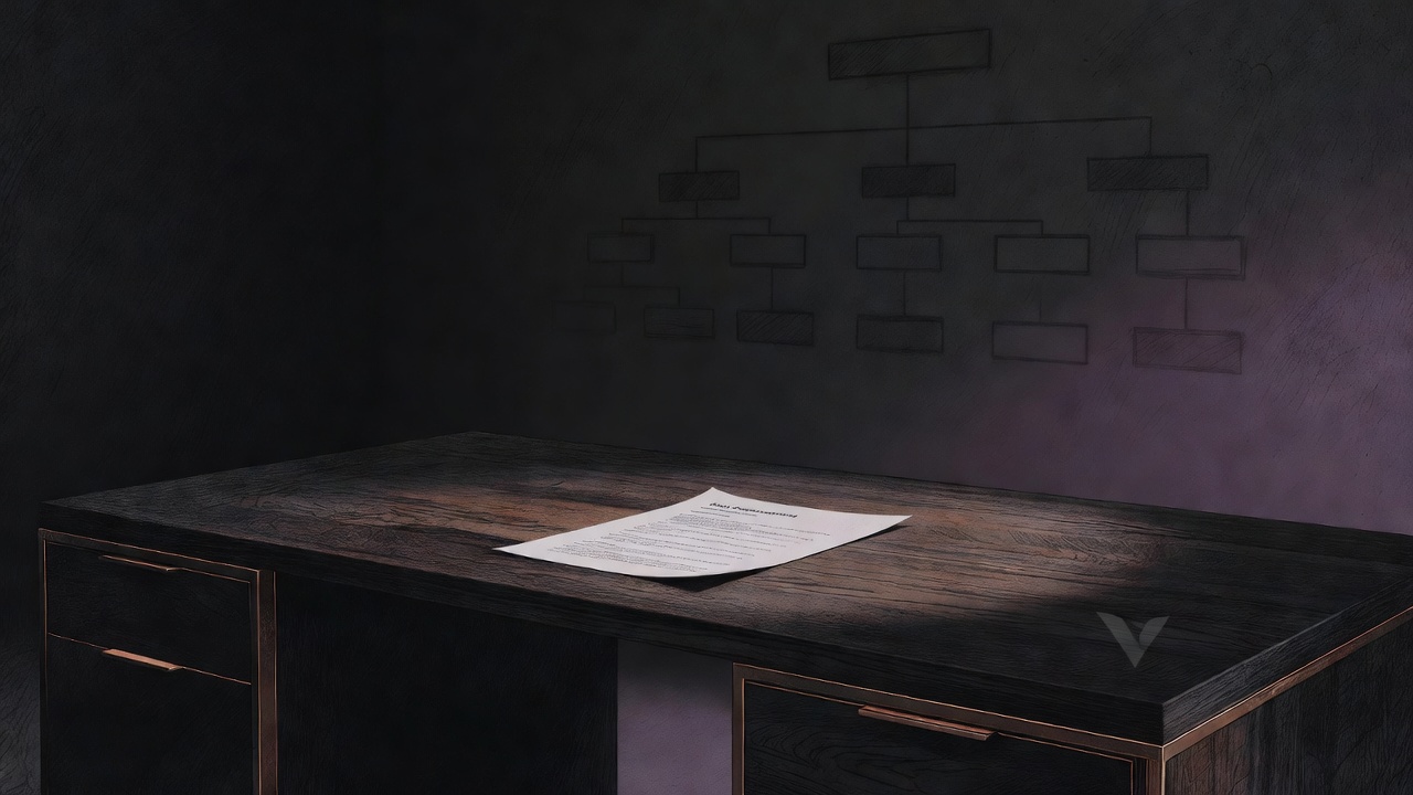 Empty workspace showing a vendor-supplied role description left behind after a team redesign
